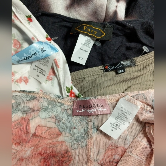 Bundle of four open front cardigans plus size 2X - Picture 7 of 13